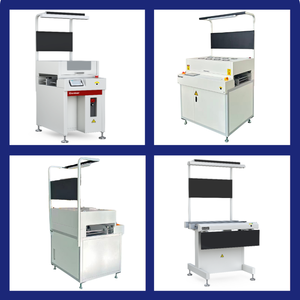 Station de travail ergonomique pour convoyeur de circuits imprimés (PCB) avec moteur à roulement, contrôle PLC + écran tactile, détection de refroidissement SMT, durable, garantie 1 an - Product Image 6