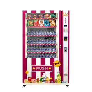 IMT Touch Automatic Drinks And Snacks Combo Vending Machine With Cashless Payment SDK Function