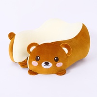 Nouvel oreiller de voyage en mousse à mémoire de forme en forme de U, imprimé avec logo, vente en gros, cadeau personnalisé, léger, pour adultes