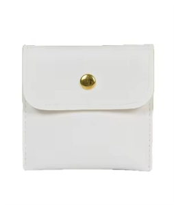 Custom Anti-Oxidation Dark Button Matte PU <b>Leather</b> Square 8*8cm Fashionable Jewelry Bag Portable Rings Necklaces <b>Bracelets</b> EQ - Product Image 5