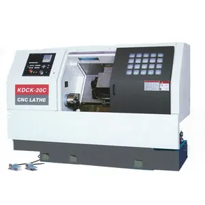 Máquina de torno de metal cnc, alta qualidade horizontal automática KDCK-20C