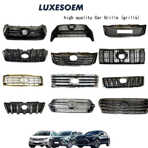 Parachoques delantero LUXESOEM de alta calidad y bajo <span class=keywords><strong>precio</strong></span>, rejilla central inferior, parrilla cromada negra para <span class=keywords><strong>Toyota</strong></span> WILDLANDER <span class=keywords><strong>SIENNA</strong></span> - Product Image 1