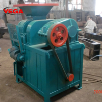 Machine de briquetage à rouleaux à haute vitesse VEGA800 pour charbon de bois, poussière de charbon, coques de riz, sciure de bois, capacité 500 kg/h, avec moteur