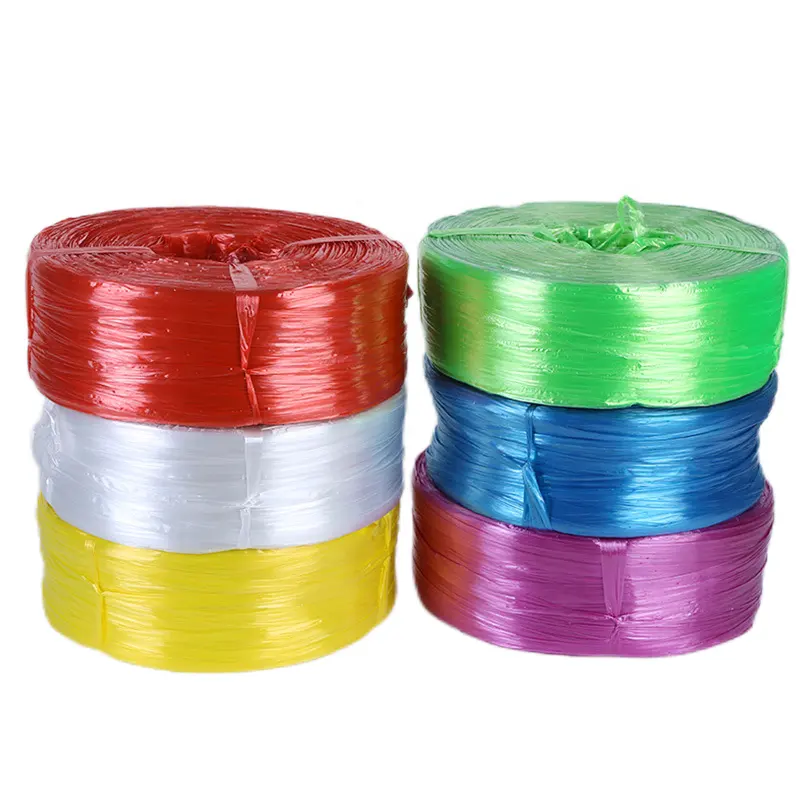 High Quality kilogram Durable Reflective Rope Packing Flat wire rope plastic Rope durable packing string