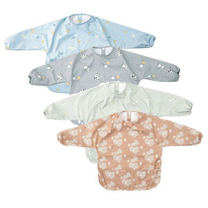<strong>Large</strong> Long Sleeve Waterproof <strong>Baby</strong> <strong>Bib</strong> Pu Washable Feeding <strong>Baby</strong> <strong>Bib</strong> Long Sleeve - Product Image 2