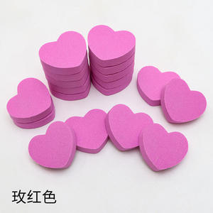 Lime à ongles professionnelle en forme de cœur, éponge à polir givrée, tampons à polir pour ongles, lime à ongles et tampons 100/180 pour le soin des ongles - Product Image 5