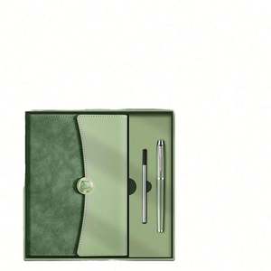 Promotional Business Custom Corporate Gift <b>Set</b> <b>Notebook</b> Diary Giveaways Logo Advertising Silk Screen Printed Paper Gift - Product Image 3