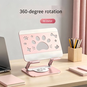 MQ Cute Cat Paw Aluminum Alloy Laptop Stand Desktop Height Increase Folding Support <strong>Bracket</strong> Universal Cooling Holder Notebook - Product Image 5