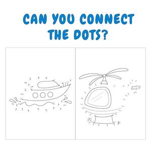 Kinder früh kindliche Bildung Spaß Färbung Zeichen buch Connect-the-Dots Mal bücher - Product Image 3