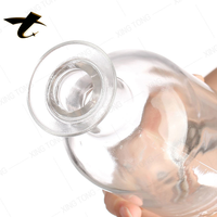 Bouteille en verre carrée la plus populaire, emballage durable pour les spiritueux et les liqueurs