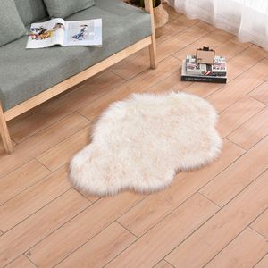 Tappeti irregolari di nuvole per soggiorno in camera da letto, soffici tappeti e tappeti con pavimento in pelliccia lunghi peluche per Hotel - Product Image 1