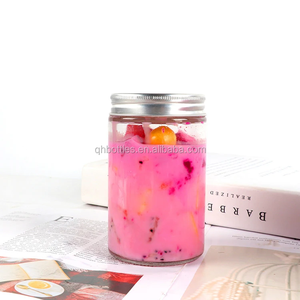 Harga Terjangkau Ukuran Alat Pengisi 93mm 200ml 280ml 300ml 500ml 770ml 1L Stoples Kaca Mulut Lebar untuk Body Lotion dengan Tutup Plastik Metalik - Product Image 6