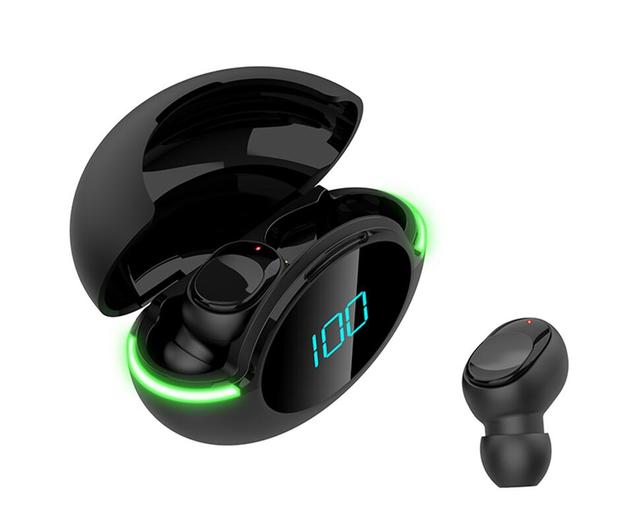 Original Custom TWS True LED Display Mini Wireless Earbuds Earphone for iPhone Android with Charging Case