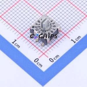 SKBR-16S Rotary Encoder Switch SMD Switch ( Number of Detents: 16 )( Encoding Type: True Code )( Operating Temperature: ) - Product Image 1