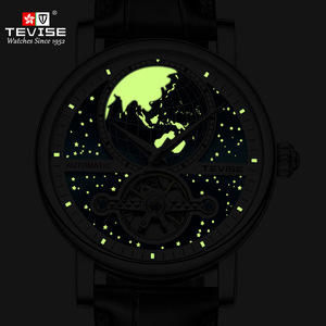Nuevo Reloj Mecánico Automático de Cuero para Hombre 2026, Reloj de Ocio Resistente al Agua - Product Image 5
