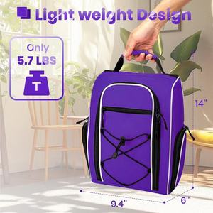 Football Golf bottes anti-poussière fermeture éclair étanche école chaussure stockage balle organisateur <span class=keywords><strong>fourre</strong></span>-tout unisexe Portable sport sac de rangement - Product Image 5