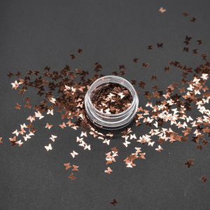Tùy Chỉnh Bướm Hình Dạng Số Lượng Lớn Long Lanh Vàng Bạc Rose Gold Sequin Vật Liệu Vật Nuôi Móng Tay Nghệ Thuật Nhựa Thủ Công Giáng Sinh Đảng Trang Trí - Product Image 6