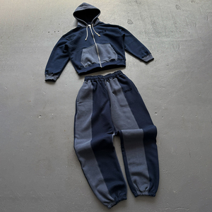 Conjunto de Sudadera con Capucha y Pantalones Deportivos Personalizados OEM de Alta Calidad, Traje Deportivo para Hombre, Fabricante, Logotipo Bordado, Chándal 100% Algodón - Product Image 1