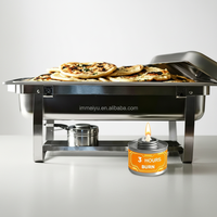 Offre Spéciale – Bâtonnets de combustible à mèche unique pour chauffe-plats, avec logo personnalisé, flamme stable 3H, pour la restauration et les buffets
