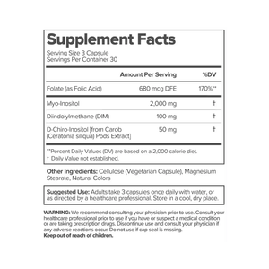 Consegna Rapida, Capsule Multivitaminiche di Inositolo con Logo Personalizzato, Integratore per l'Equilibrio Ormonale e la Salute Ovarica Femminile - Product Image 2