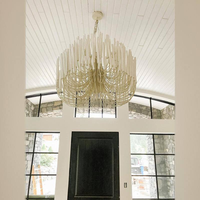 Lustres personnalisés de haute qualité, style nordique, en bois et métal, pour la maison et le bureau