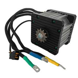 Moteur sans balais <span class=keywords><strong>SOTION</strong></span> FW23 avec arbre cannelé, 72V, installation centrale, puissance de 8KW, puissance nominale de 16KW pour vélo électrique - Product Image 6