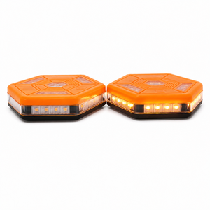 Luz de Advertencia Magnética Portátil de Emergencia, Luz Intermitente Amarilla Recargable, Lámpara de Seguridad Vial para Reparación de Automóviles y Camiones - Product Image 5