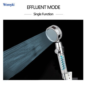 Soffione <span class=keywords><strong>doccia</strong></span> divertente con mulino a vento e aumento della pressione a spirale, funzione di arresto dell'acqua con un solo tocco, supporta OEM e ODM - Product Image 2