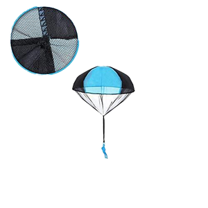 Juguetes voladores para niños, juego de buceo en el cielo al aire libre con herramienta de lanzamiento manual, paracaídas educativo colorido con figura de soldado para niños - Product Image 4