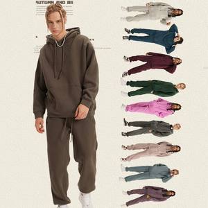 Ensemble deux pièces pour homme : sweat à capuche et pantalon de survêtement automne-hiver, pull à capuche unisexe et ensemble pantalon de survêtement et sweat à capuche - Product Image 1