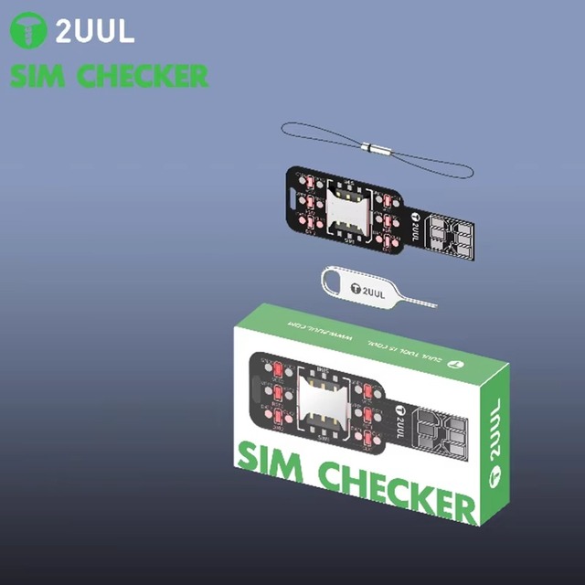 2UUL SIM Mobile Phone Sim Checker Module Faults Card Dual-sim Reader Detecting Instrument