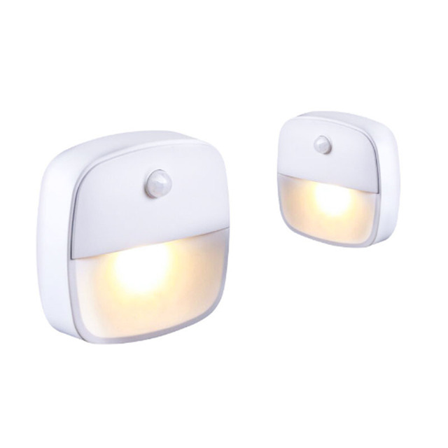 LED Smart Night Light Kitchen Bedroom Stairway Wall Lamp Motion Sensor Cabinet Light