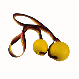 Wholesale 2026 New Eco Friendly Pet Interactive Throw EVA Floating Bouncy Hollow Solid <b>Dog</b> Training <b>Ball</b> Toys for Pets - Product Image 6