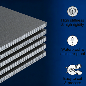 Panel Sándwich Personalizable con Aislamiento y Absorción <span class=keywords><strong>de</strong></span> Impactos, Núcleo <span class=keywords><strong>de</strong></span> Panal <span class=keywords><strong>de</strong></span> Abeja <span class=keywords><strong>de</strong></span> <span class=keywords><strong>Fibra</strong></span> <span class=keywords><strong>de</strong></span> <span class=keywords><strong>Vidrio</strong></span>, Panel Compuesto, Lámina <span class=keywords><strong>de</strong></span> Panal <span class=keywords><strong>de</strong></span> Abeja PP - Product Image 5