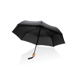 Mini parapluie en bambou rPET, gadgets écologiques et durables - Product Image 1