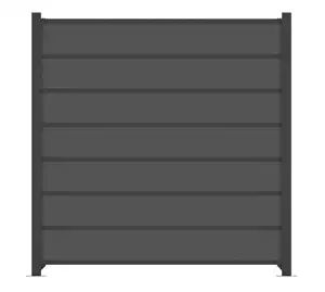DIY आकार डब्ल्यूपीसी बाड़ पैनल लकड़ी प्लास्टिक समग्र बोर्डों 1.8*1.8M के लिए डब्ल्यूपीसी एल्यूमिनियम डब्ल्यूपीसी बाड़ आउटडोर
