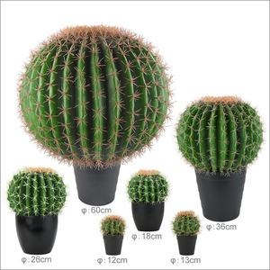 Vente chaude, plante en plastique haute simulation, bonsaï, succulentes, <span class=keywords><strong>cactus</strong></span> artificiel en boule pour la décoration - Product Image 3