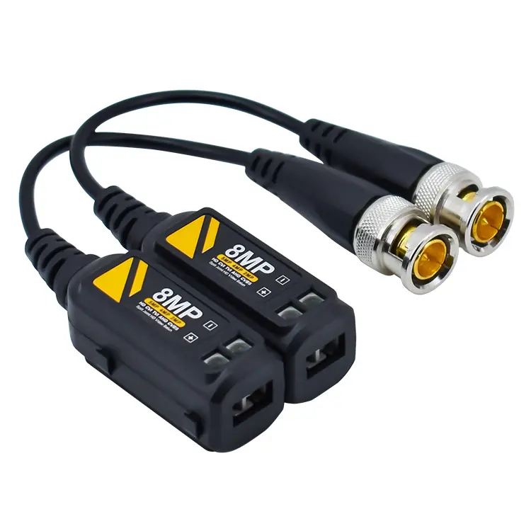 Tipo Push-in 2MP 5MP 8MP 4 in 1 HD passivo video Audio filo balun per microfono amplificatore cavo altoparlante