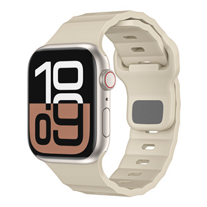 Compatible avec le bracelet en silicone Apple, bracelet de montre en fluororubber New Wave pour Apple Watch Ultra 3 S1-11 - Product Image 3
