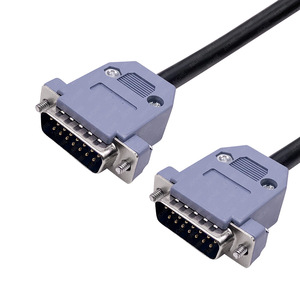 Cable Conector DB15 a 9 Pines XH2.54 de 1M, Arnés de Cableado Industrial para PLC, Núcleo de Cobre, Aislamiento de PVC, Instalación Estática - Product Image 2