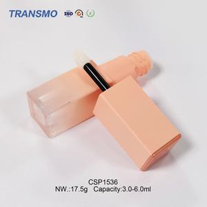 Tubes carrés personnalisés pour huile à lèvres et gloss, 3,0-6,0 ml, avec grande brosse, OEM ODM, tubes en plastique pour gloss et blush - Product Image 5