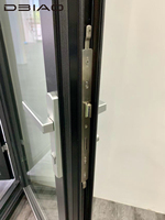 Puerta de Aluminio con Rotura de Puente Térmico y Malla Integrada, Diseño Moderno, Aislamiento Acústico y Térmico, Antirrobo, para Entrada de Viviendas y Edificios Residenciales