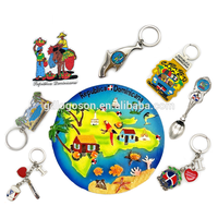 Imán de nevera de recuerdo de Punta Cana con diseño de ballena jorobada, personalizado al por mayor, de MDF, para la República Dominicana, regalo turístico, 2026