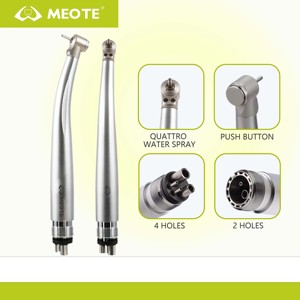 Singolo Spray dentale ad alta velocità manipolo turbina ad aria contrangolo Mini testa elettrica 4/2 fori - Product Image 4