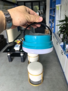 Outdoor Waterproof ABS Solar Lantern Support <b>Dimmer</b> Adjustable LED 10~12 Hours Lighting Emergency Camping Lamps - Product Image 3