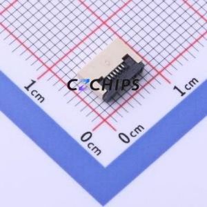 FC05-S06FCT-00 FFC/FPC Connector SMD,P=0.5mm,Horizontal Mount Connector Flip Cover Type Bottom Contact 6P 0.5mm - Product Image 1