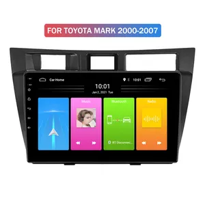 เครื่องเสียงรถยนต์สำหรับโตโยต้า Mark II 9 X100 2002-2007วิทยุมัลติมีเดียนำทาง GPS Android 2din DVD