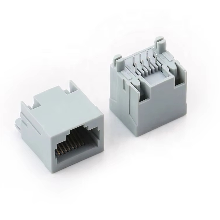 8P8C RJ45 разъем Ethernet сетевой штекер вертикальный Dip 8 контактов гнездовой разъем RJ45