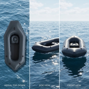 <span class=keywords><strong>Packraft</strong></span> Inflable Ultraligero de TPU 200D con Cierre Enrollable, Ecológico, Listo para Enviar, Ideal para Actividades al Aire Libre - Product Image 3