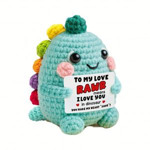 Muñeco de Ganchillo Creativo de Vaca Highland Positiva Hecho a Mano, de Lana Tejida, para Apoyo Emocional y Regalo de Alegria para Amigos - Product Image 5